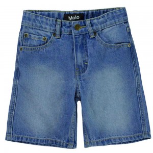 Molo Avian Korte Broeken Jongen Worn Denim | NL0000725