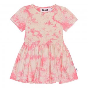 Molo Cibi Jurken Meisje Rose Tie Dye | NL0001298