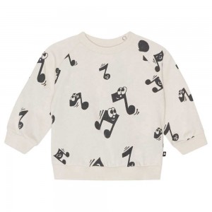 Molo Disc Sweatshirts Cardigans Jongen Happy Notes | NL0001393