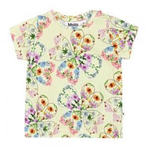 Molo Elly T Shirts Tops Meisje Flower Love | NL0001428