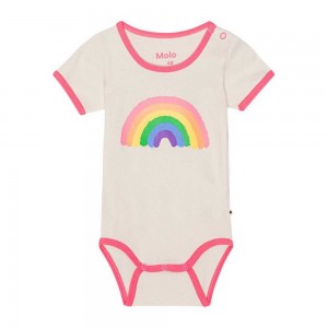 Molo Fossie Bodies Babysuits Meisje Retro Rainbow | NL0001284