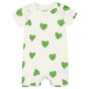 Molo Free Bodies Babysuits Meisje Hearts | NL0001266