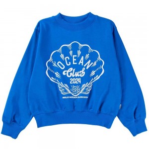 Molo Marge Sweatshirts Cardigans Meisje Retro Blue | NL0000463