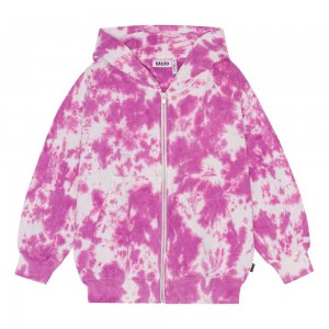 Molo Mazz Sweatshirts Cardigans Jongen Purple Pink Dye | NL0000745