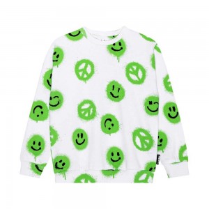 Molo Miksi Sweatshirts Cardigans Jongen Easy Peacy Vert | NL0000746