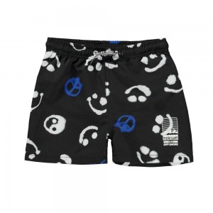 Molo Niko Zwemshorts Blue Signs | NL0001160