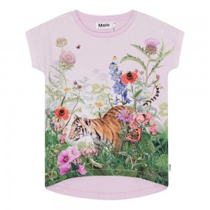 Molo Ragnhilde T Shirts Tops Meisje Garden Explore | NL0000537