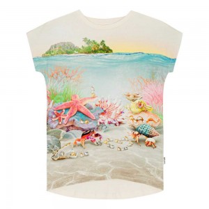 Molo Ragnhilde T Shirts Tops Meisje Underwater Fun | NL0000495