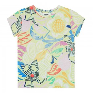 Molo Ranva T Shirts Tops Meisje Charleston Floral | NL0000533