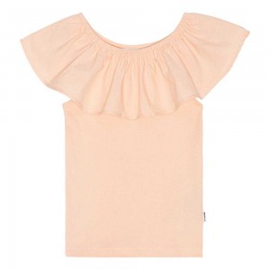 Molo Reca T Shirts Tops Meisje Fluffy Rose | NL0000572