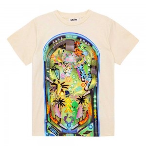 Molo Riley T Shirts Tops Jongen Pinball Light | NL0000793