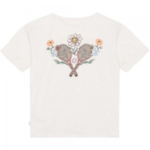 Molo Riley T Shirts Tops Meisje Floral Tennis | NL0000550