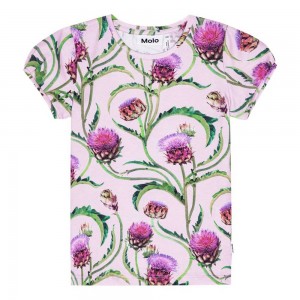 Molo Rimona T Shirts Tops Meisje Artichoke Glow | NL0000543