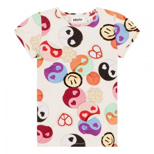 Molo Rimona T Shirts Tops Meisje Yin Yang | NL0000560