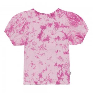 Molo Ritta T Shirts Tops Meisje Purple Tie Dye | NL0000541