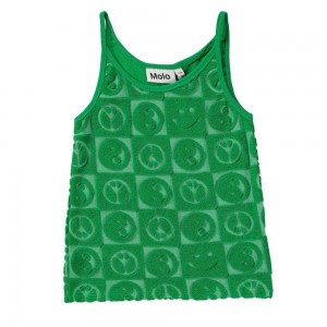 Molo Rizi T Shirts Tops Meisje Bright Green | NL0000180