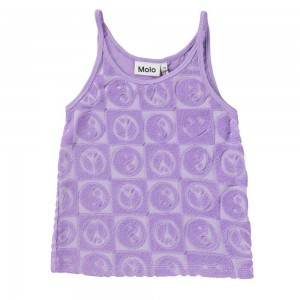 Molo Rizi T Shirts Tops Meisje Viola | NL0000584