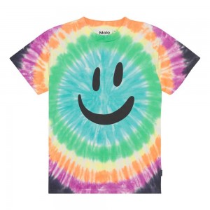 Molo Roxo T Shirts Tops Jongen Smiling Colours | NL0000831