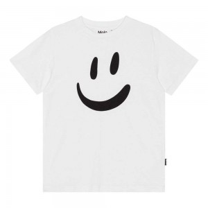 Molo Roxo T Shirts Tops Jongen White | NL0000857