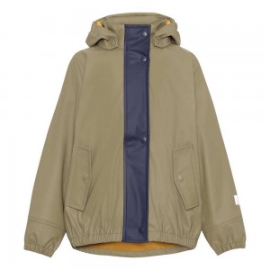 Molo Zan Regenkleding Khaki Green Block | NL0000120