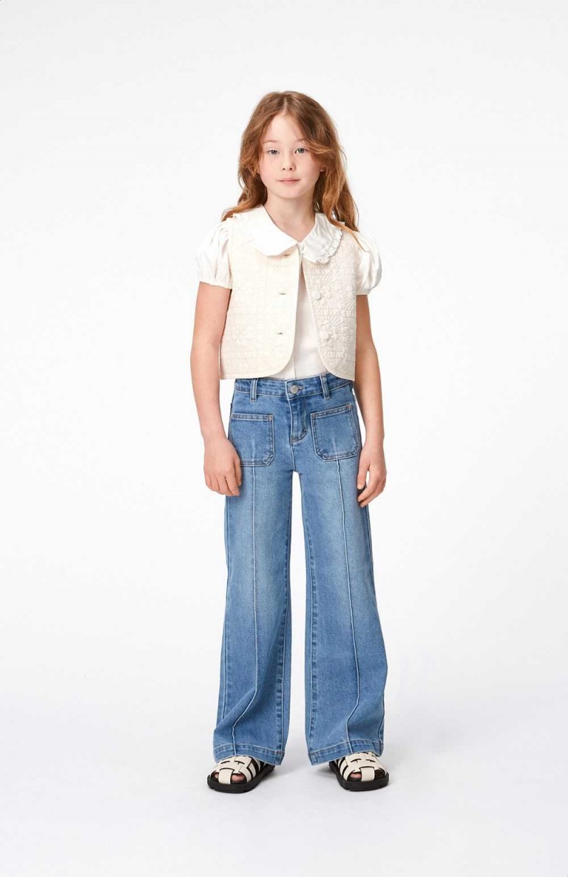 Molo Adina Broeken & Jeans Meisje Light Blue Denim | NL0000346