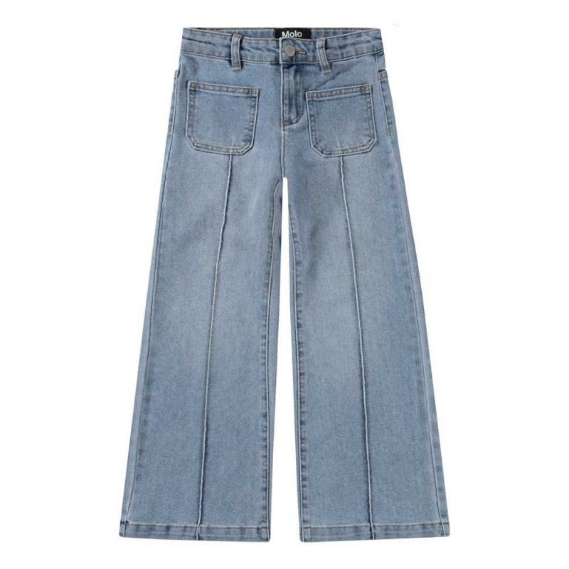 Molo Adina Broeken & Jeans Meisje Light Blue Denim | NL0000346