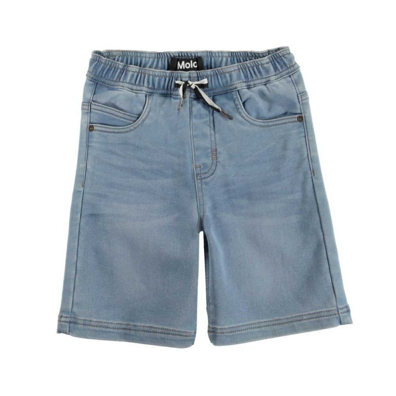 Molo Ali Korte Broeken Jongen Soft Denim Blue | NL0000735