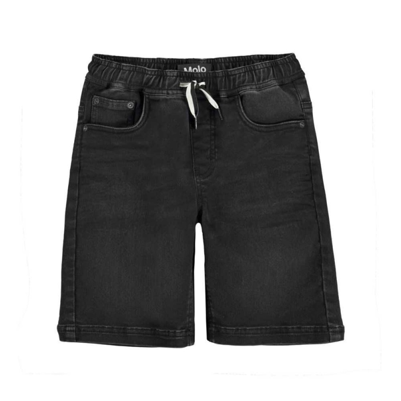 Molo Ali Korte Broeken Jongen Washed Black | NL0000687