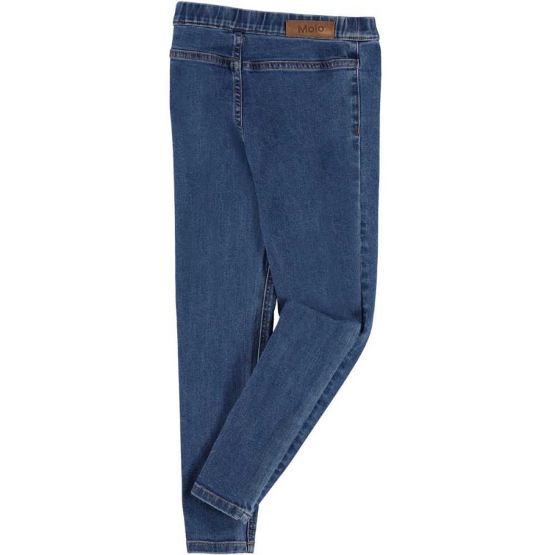 Molo April Broeken & Jeans Meisje Suttle Stone Blue | NL0000378