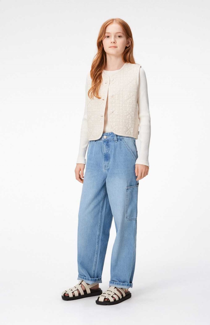 Molo Archer Broeken & Jeans Meisje Lightblue Denim | NL0000350