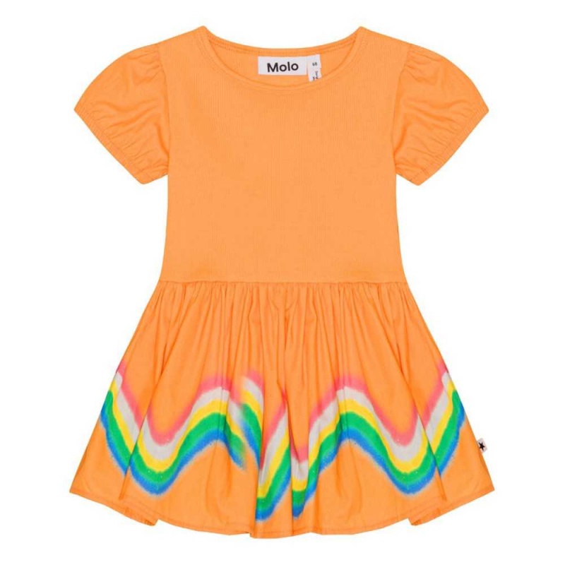 Molo Caitlin Jurken Meisje Baby Rainbow | NL0001300