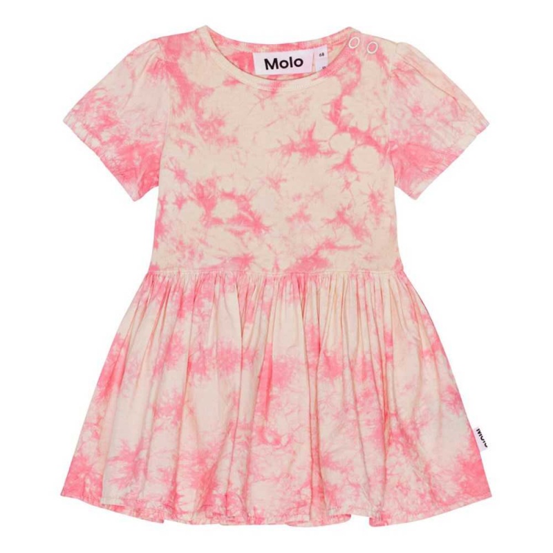 Molo Cibi Jurken Meisje Rose Tie Dye | NL0001298