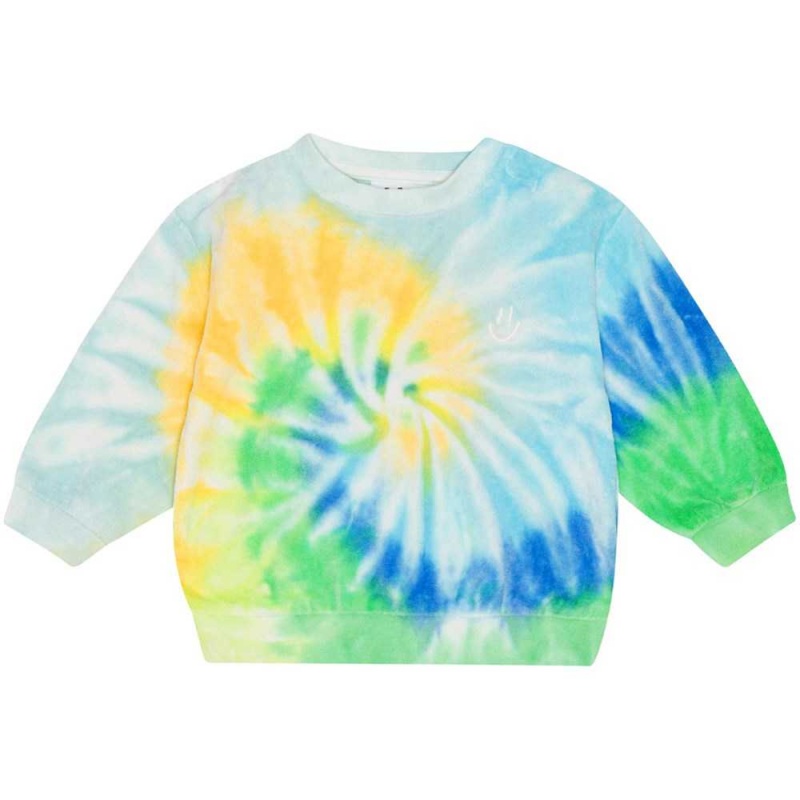 Molo Dear Sweatshirts Cardigans Jongen Tie Dye Melody | NL0001396