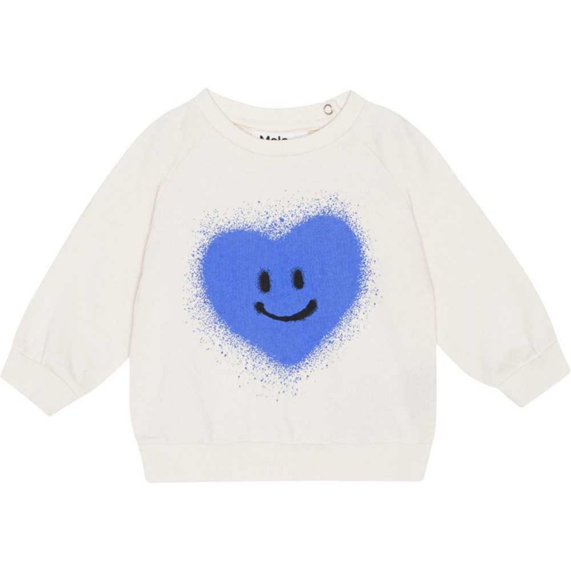 Molo Disc Sweatshirts Cardigans Jongen Blue Heart | NL0001394