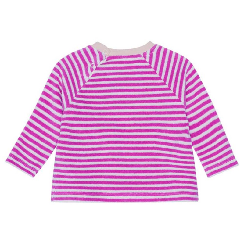 Molo Dora Sweatshirts Cardigans Meisje Purple Shell Stripe | NL0001400