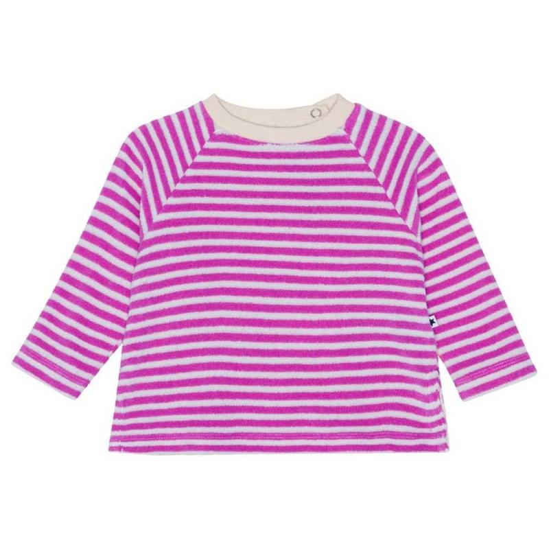 Molo Dora Sweatshirts Cardigans Meisje Purple Shell Stripe | NL0001400