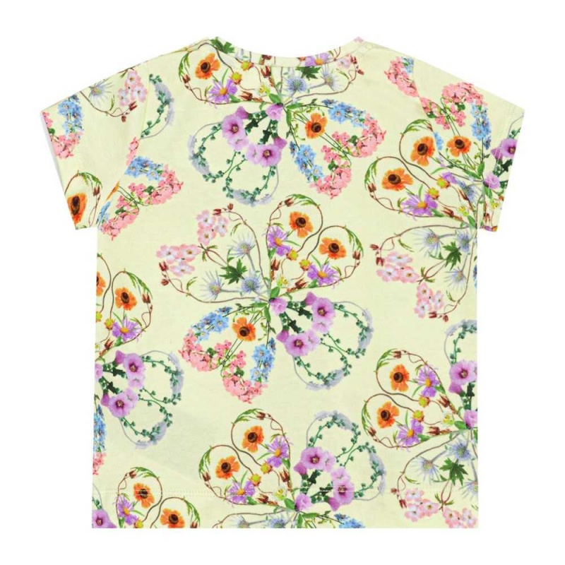 Molo Elly T Shirts Tops Meisje Flower Love | NL0001428