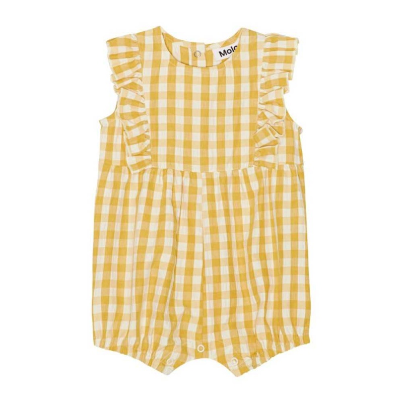 Molo Felicia Bodies Babysuits Meisje Honey Check | NL0001270