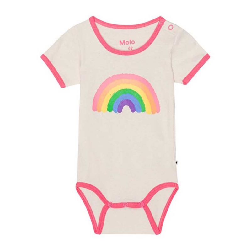 Molo Fossie Bodies Babysuits Meisje Retro Rainbow | NL0001284