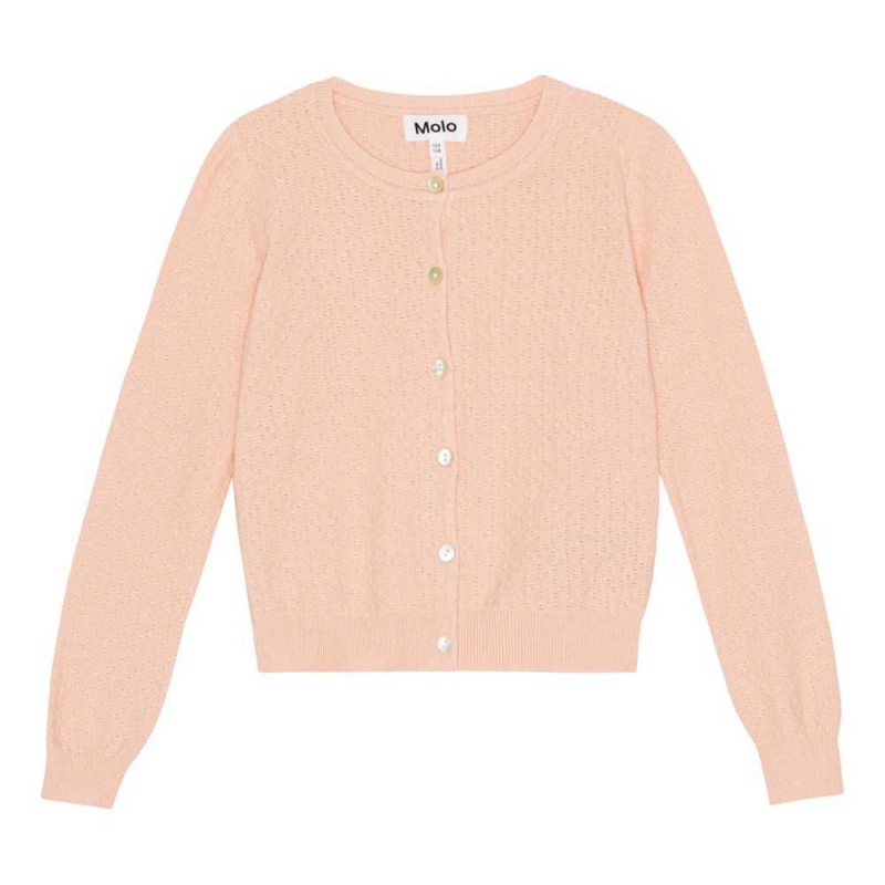 Molo Gala Sweatshirts Cardigans Meisje Fluffy Rose | NL0000309