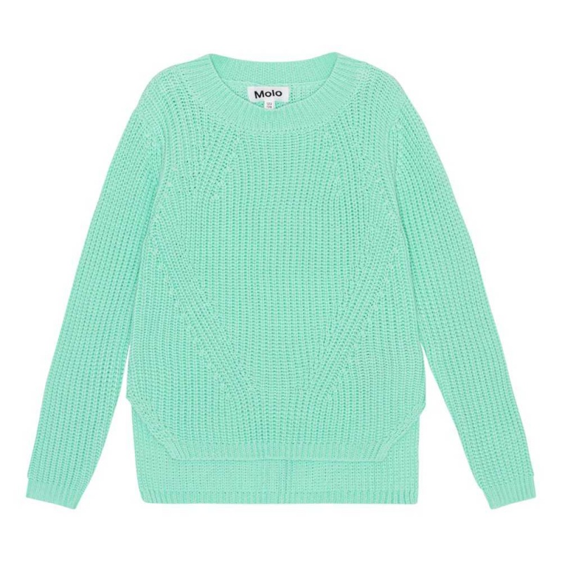 Molo Gillis Sweatshirts Cardigans Meisje Cool Mint | NL0000312