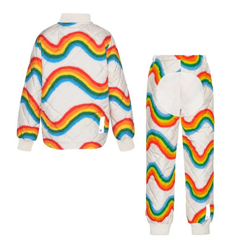 Molo Hawkins Fleece Softshell Rainbow Big | NL0000145