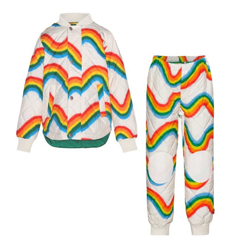 Molo Hawkins Fleece Softshell Rainbow Big | NL0000145