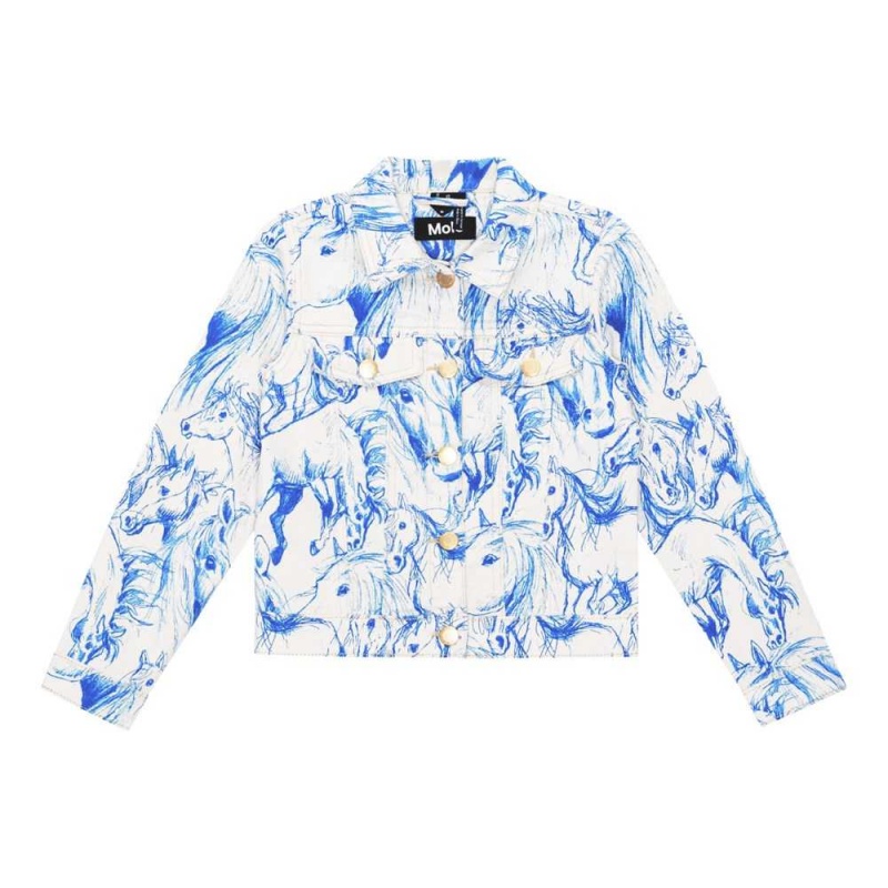 Molo Heidi Jassen Blue Horses | NL0000016