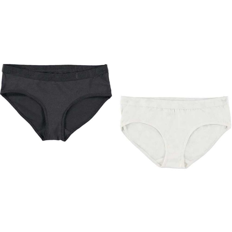 Molo Jana 2-Pack Underwear Nightwear Meisje Black White | NL0000622