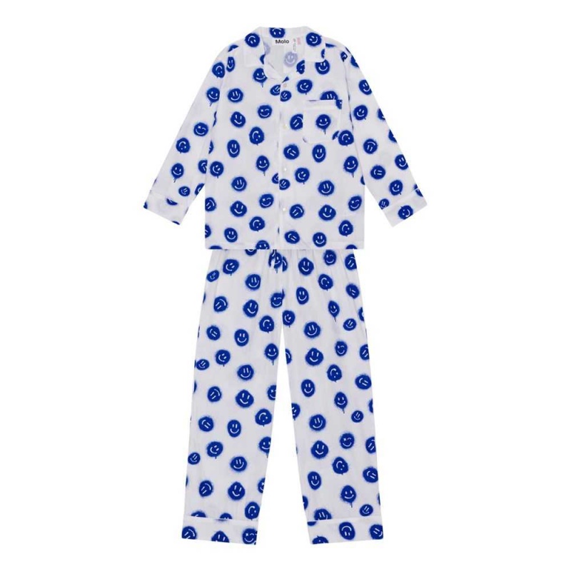 Molo Lex Nightwear Jongen Smiles White | NL0000884