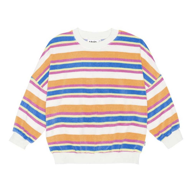 Molo Marika Sweatshirts Cardigans Meisje Artist Stripe | NL0000474