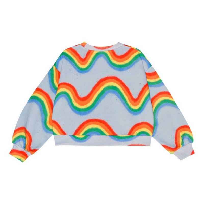 Molo Miki Sweatshirts Cardigans Meisje Rainbow Waves | NL0000476