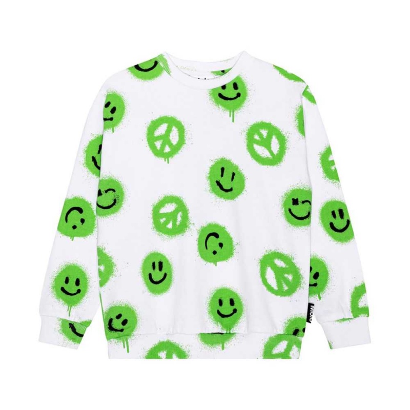 Molo Miksi Sweatshirts Cardigans Jongen Easy Peacy Vert | NL0000746