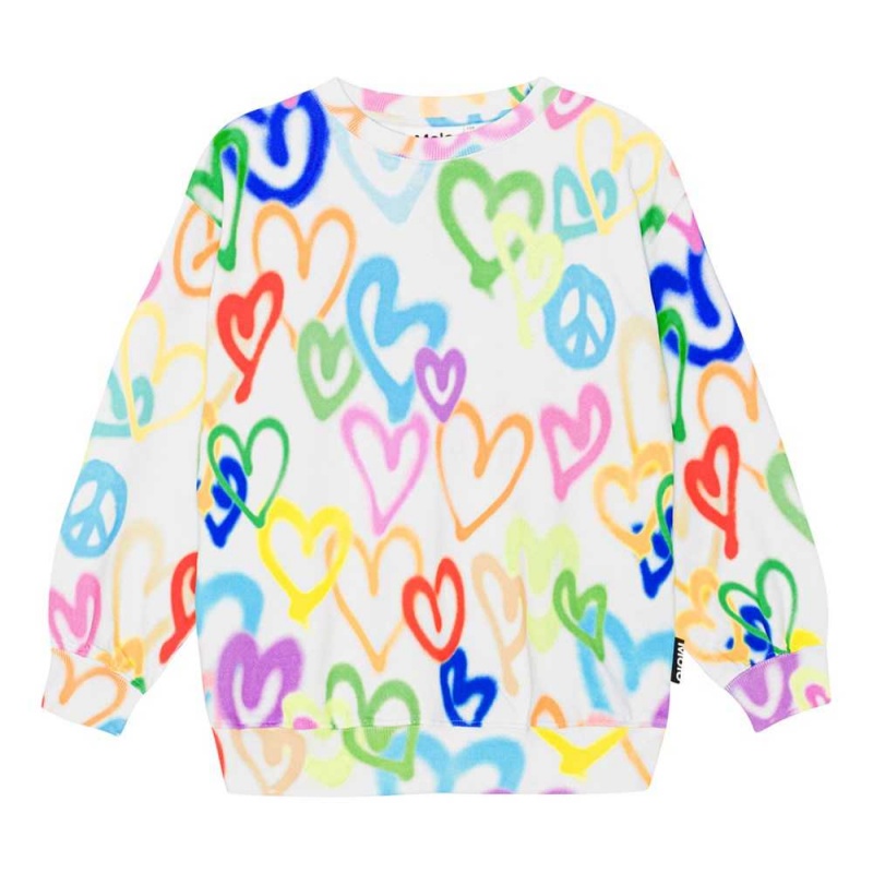 Molo Monti Sweatshirts Cardigans Meisje Variety Hearts | NL0000467